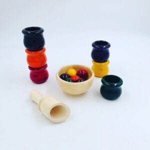 Sort & Count Cups, Spoons Baby Wooden Toy