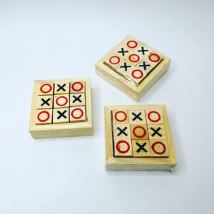 Wooden Miniature Game Tic Tac Toe
