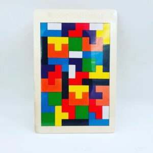 Wooden Toy Tetris Jigsaw Puzzle