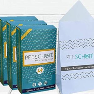 Peeschute- Medi- Reusable urine bag – Set of 3×3 (800ml each)