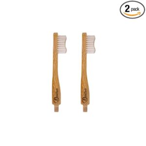 Dencrus – Biodegradable Replaceable Bamboo Toothbrush Head (2 Refills)
