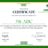 Food waste Pledge Certificate