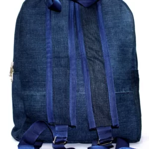 Upcycled Denim School Backpack