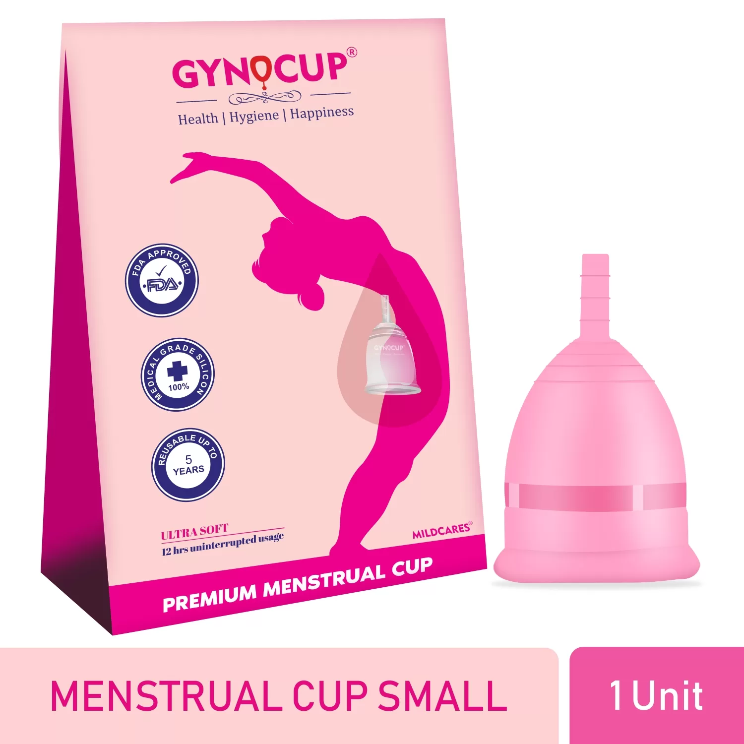 GynoCup Reusable Menstrual Cup for Women Safe, Easy-to-Use & Comfortable  (Large)