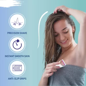 GynoCup Underarm Hair Removal Razor For Women, Girls | Easy to use | No Cut Safe & Comfortable Shaving | Water Resist (Pack of 10)