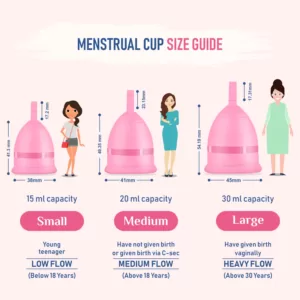 GynoCup Combo Menstrual Cup & Natural Intimate Wipes 10-Set (Pack of 1) For Women Safe, Easy-To-Use & Comfortable (Pink) (Large)
