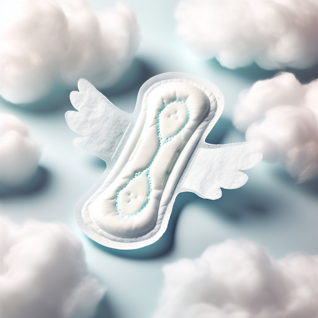 Sanitary pads with wings