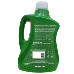 PureCult Laundry Detergent Liquid (Top & Front Load) | Natural, Non-Toxic & Plant Based (5 Litre)